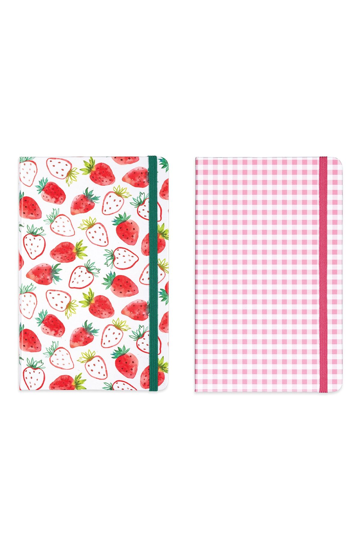 Matt Notebook 2'li Defter Seti 13x21 Lastikli Noktalı Çilek