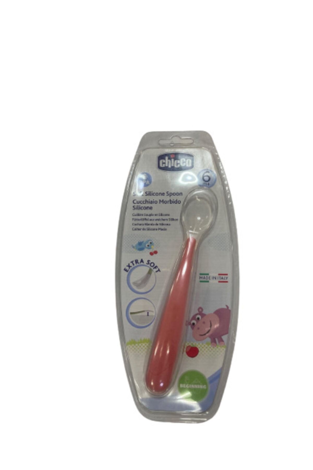 Chicco Yumuşak Silikon Kaşık 6 Ay+