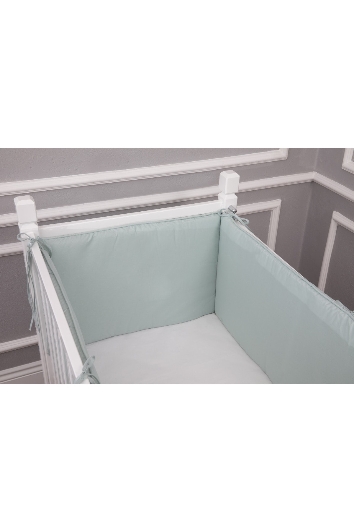 MAYA BABY Basic Yan Koruma Seti 4 Parça 90x190 Yeşil