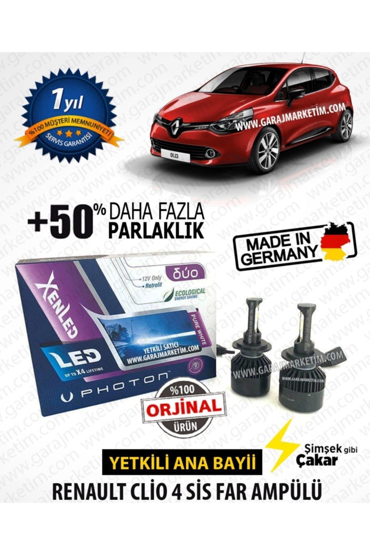 Photon Duo Led Xenon - Renault Clio 4 Sis Far