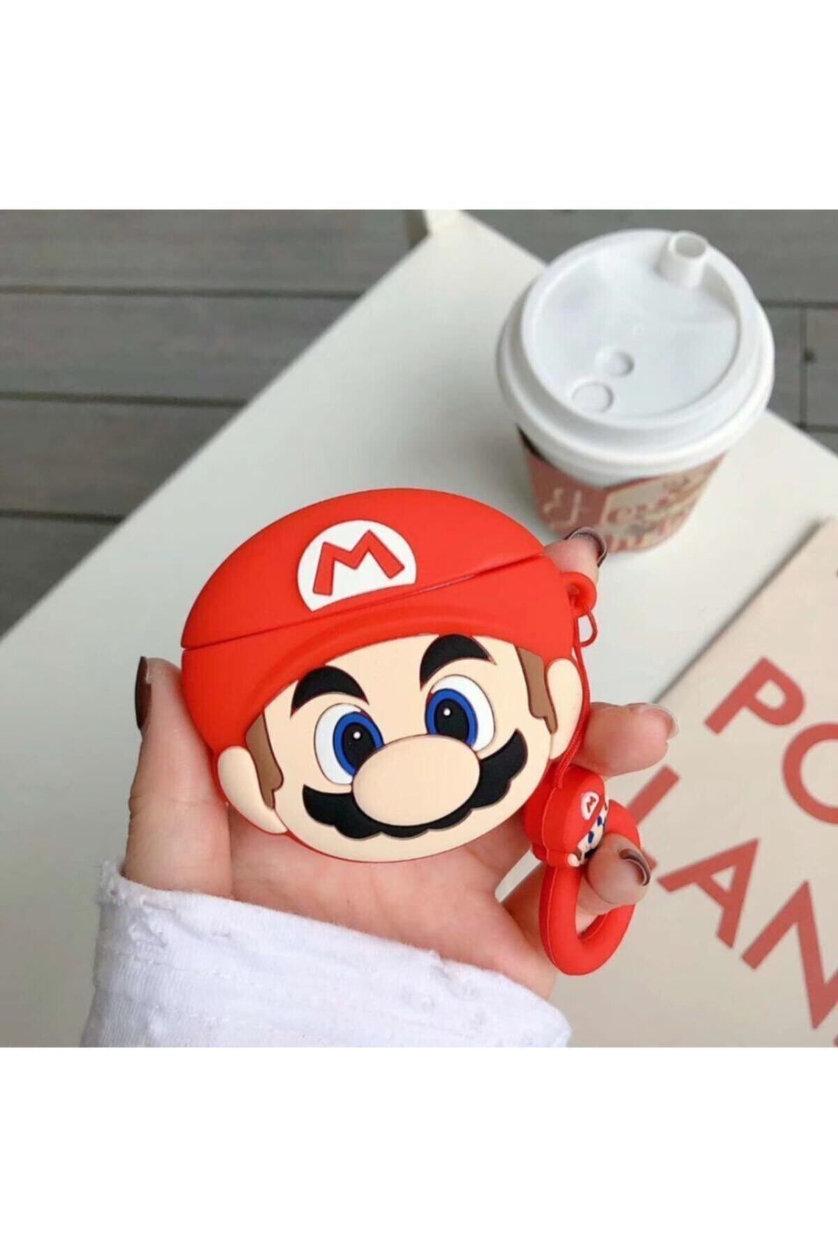 MY MÜRDÜM Silikon Sevimli Airpods Kılıfı Super Mario