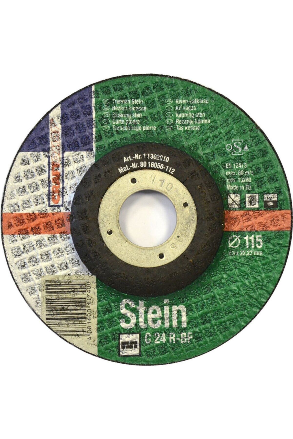 Stein Kohle Kesici Disk 115mm Taş Yeşil 10 Adet