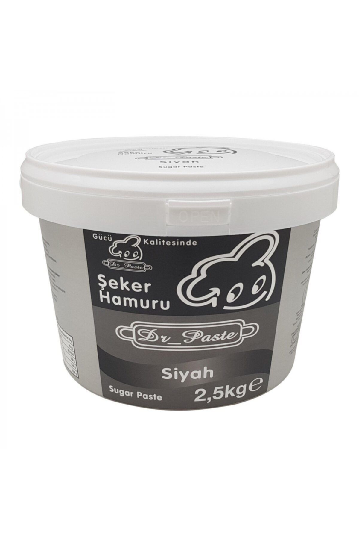 Dr.Paste Dr Paste Siyah Şeker Hamuru 2.5 Kg