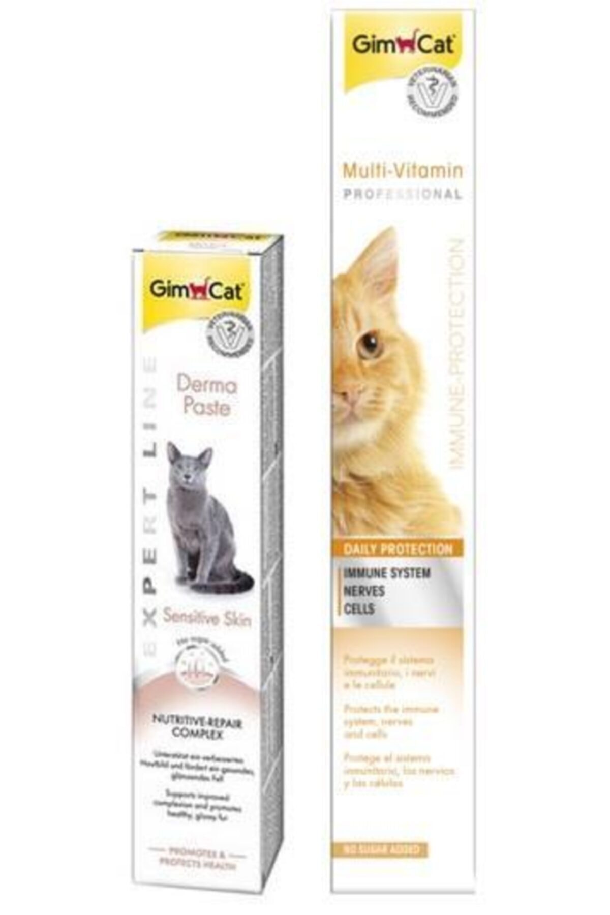Gimcat Derma Paste 50 Gr + 100 Gr Multivitamin Kedi Macunu Arda018