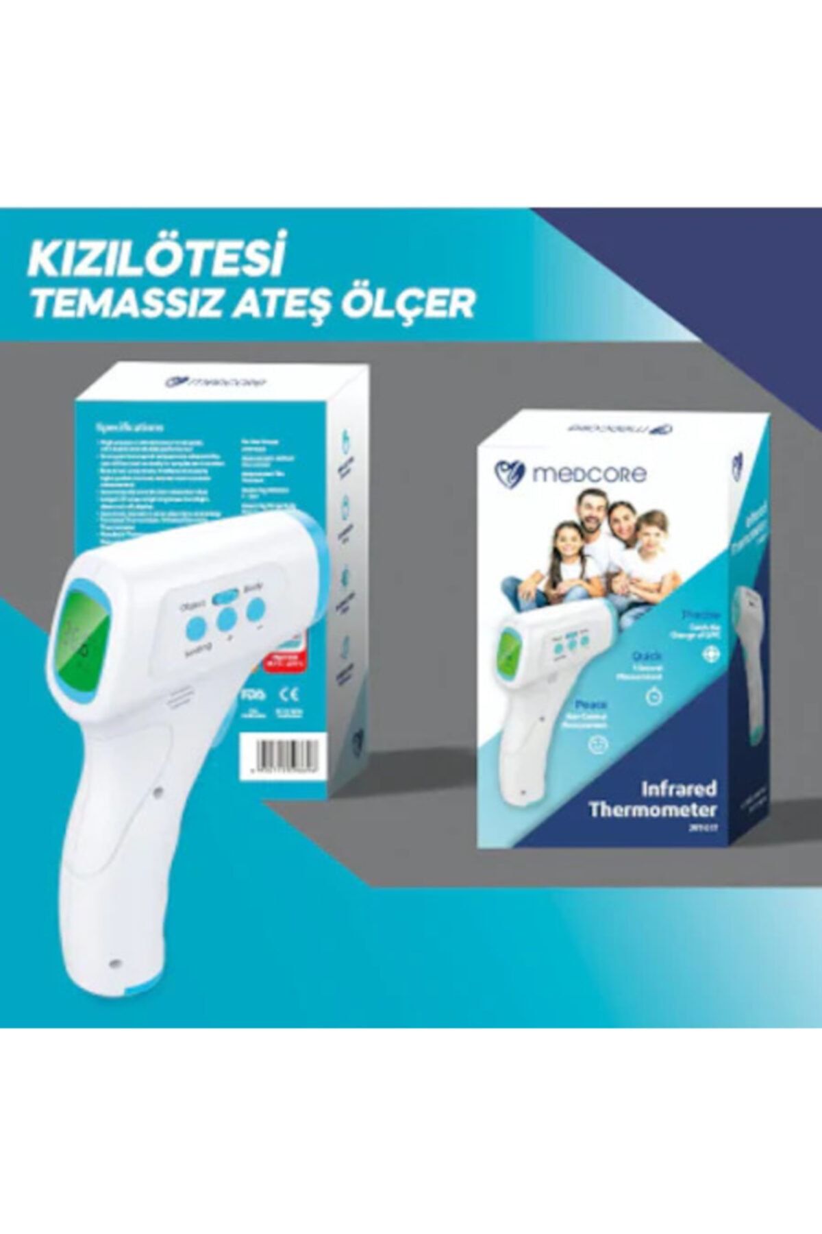 Medcore Jrt-017 Temassız Ateş Ölçer