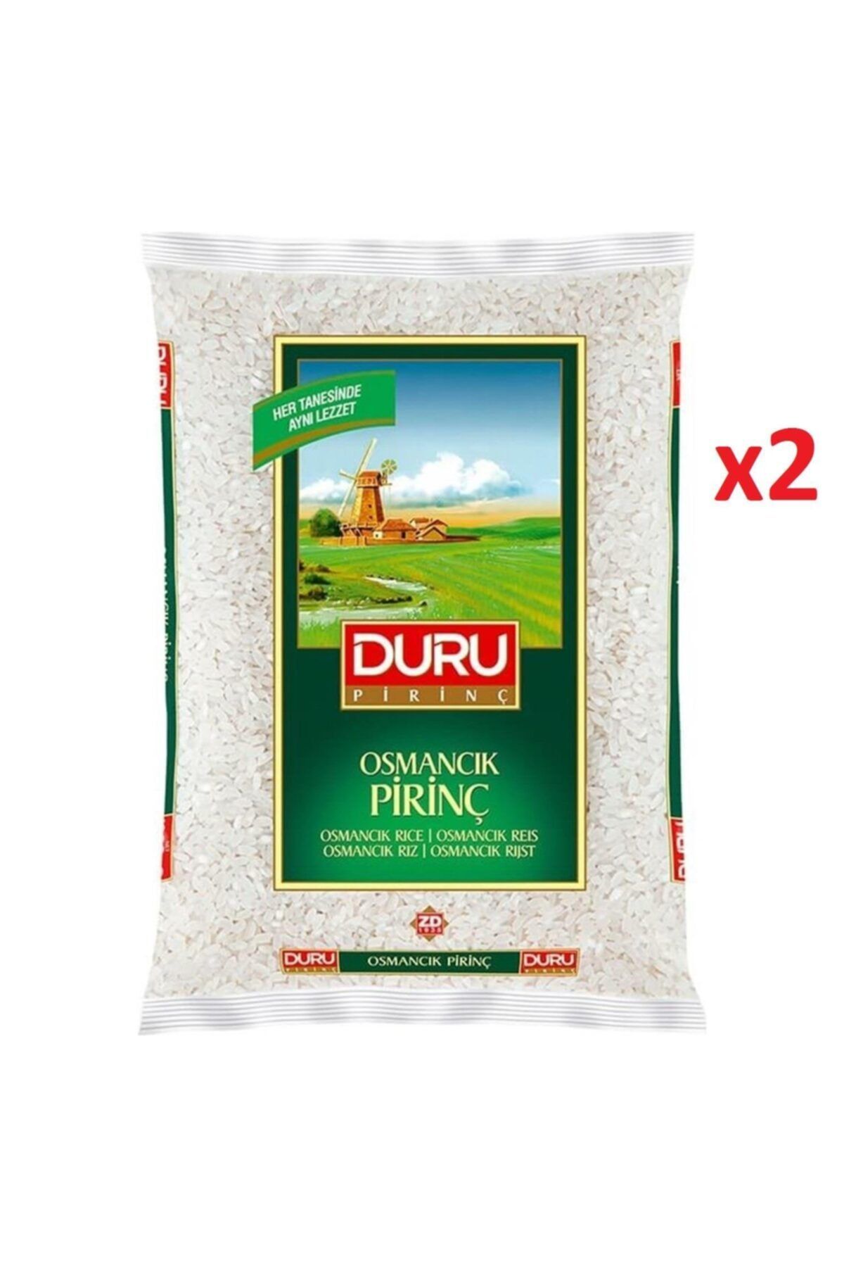 Duru Osmancık Pirinç 2500 Gr X 2 Adet