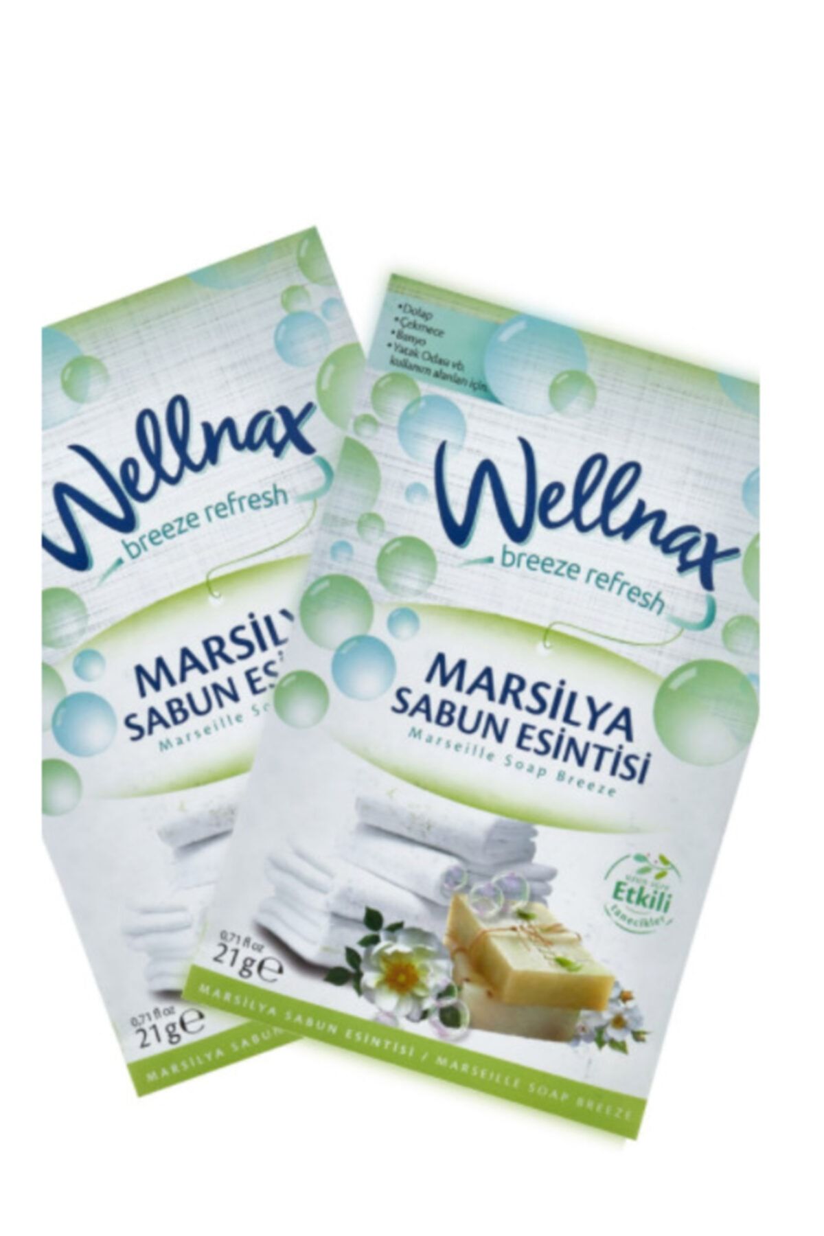 İhtiyaç Sepeti Wellnax Marsilya Sabun Esintisi Çekmece Dolap Banyo Kokusu X2