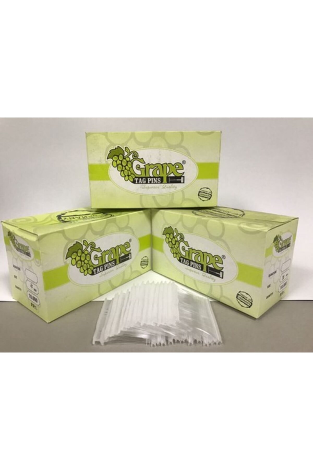 ERKAN Grape Standart 45 Mm Etiket Kılçığı Şeffaf Renk