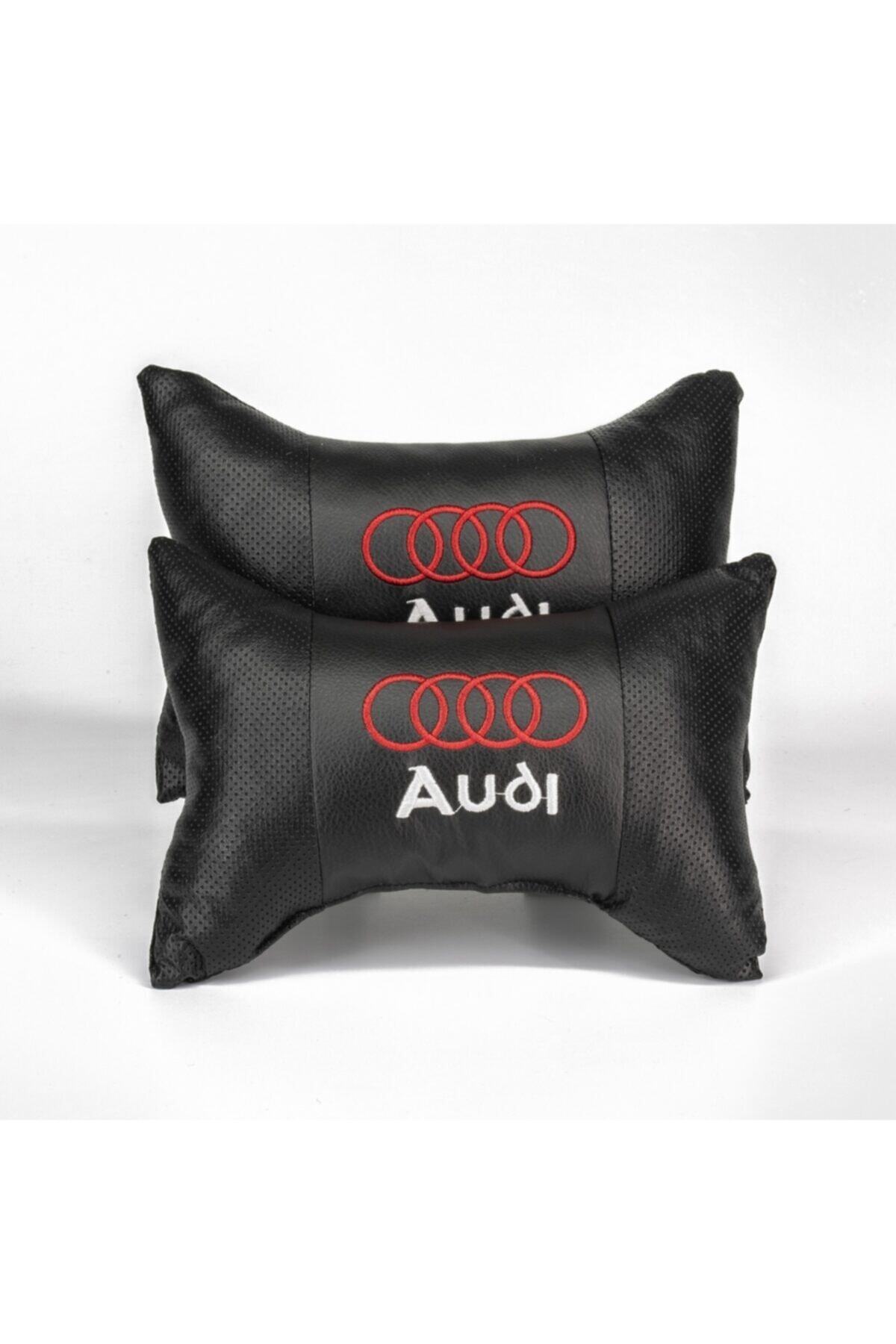 OPAR Audi Lüx Deri Boyun Yastığı 2 li