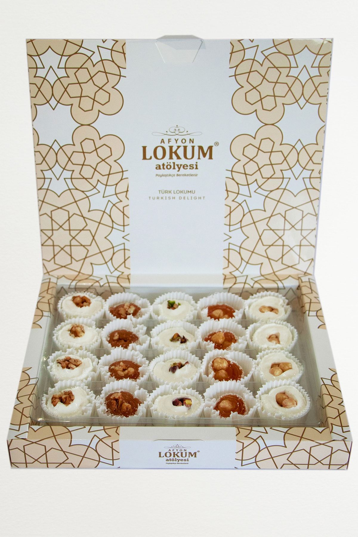 Lokum Atölyesi Karışık Çerezli Sarma Lokum 500 G