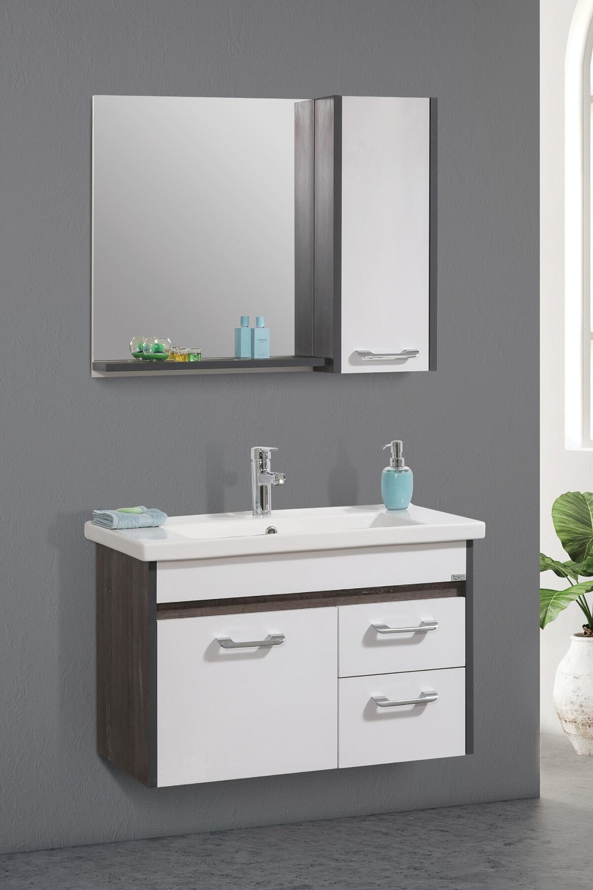 tekoplus yonca banyo dolabi takim 80 cm frig fiyati yorumlari trendyol