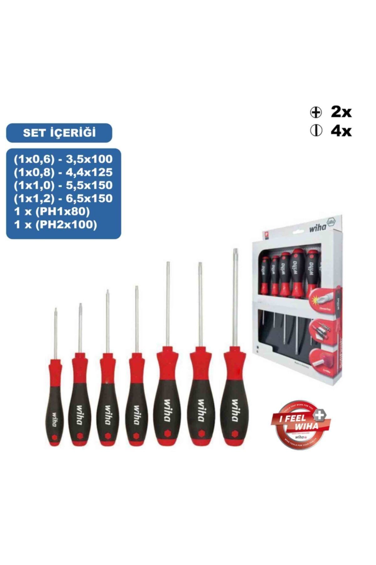 wiha 6' Lı Tornavida Set \