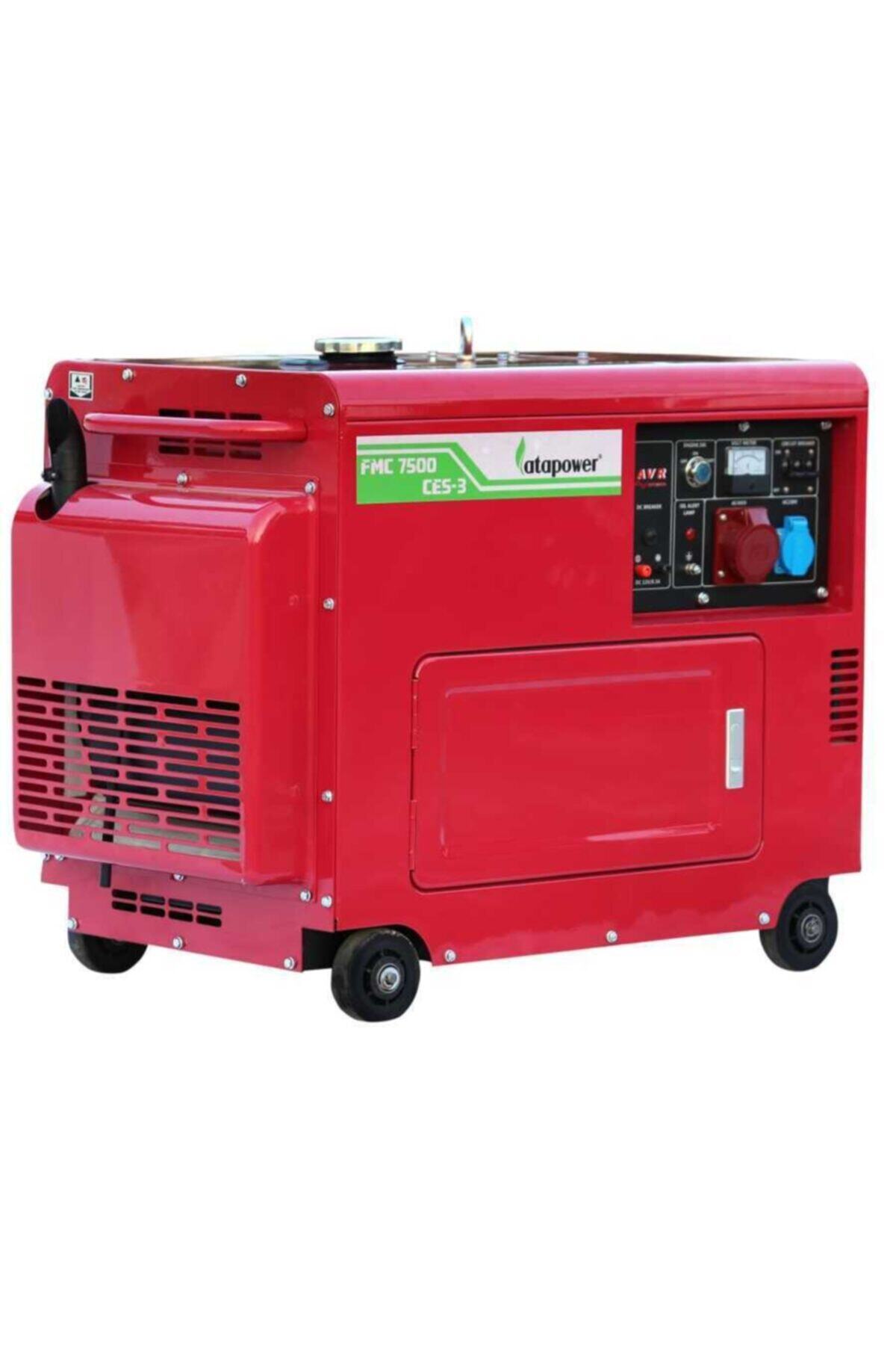 ATAPOWER Fmc 7500ces-3 Marşlı 7 Kva Kabinli Dizel Trifaze Jeneratör(akü Hariç)