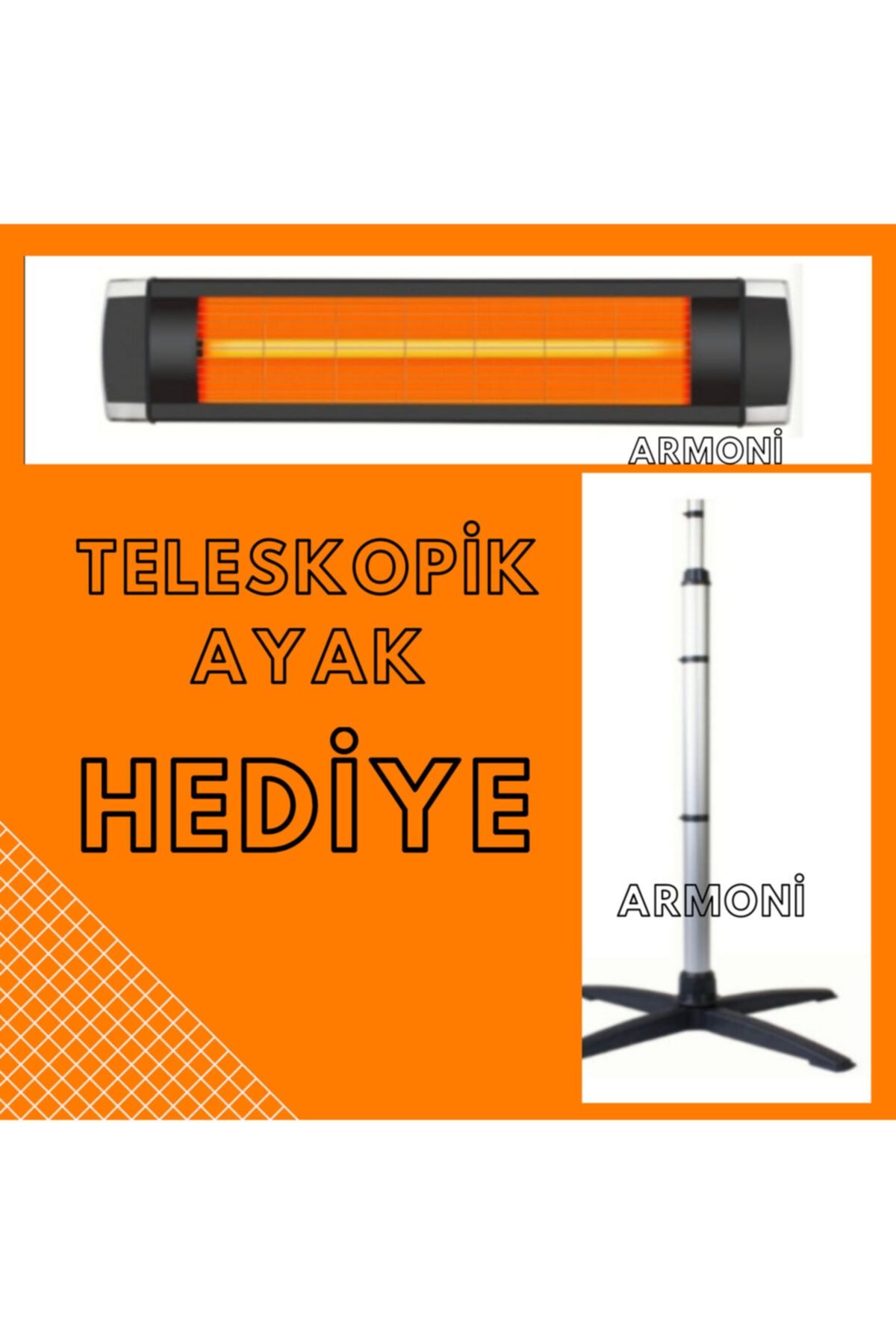 Rosh 2300 W. Duvar Ve Ayaklı, Micatronik, Ayak Hediyeli, Isıtıcı