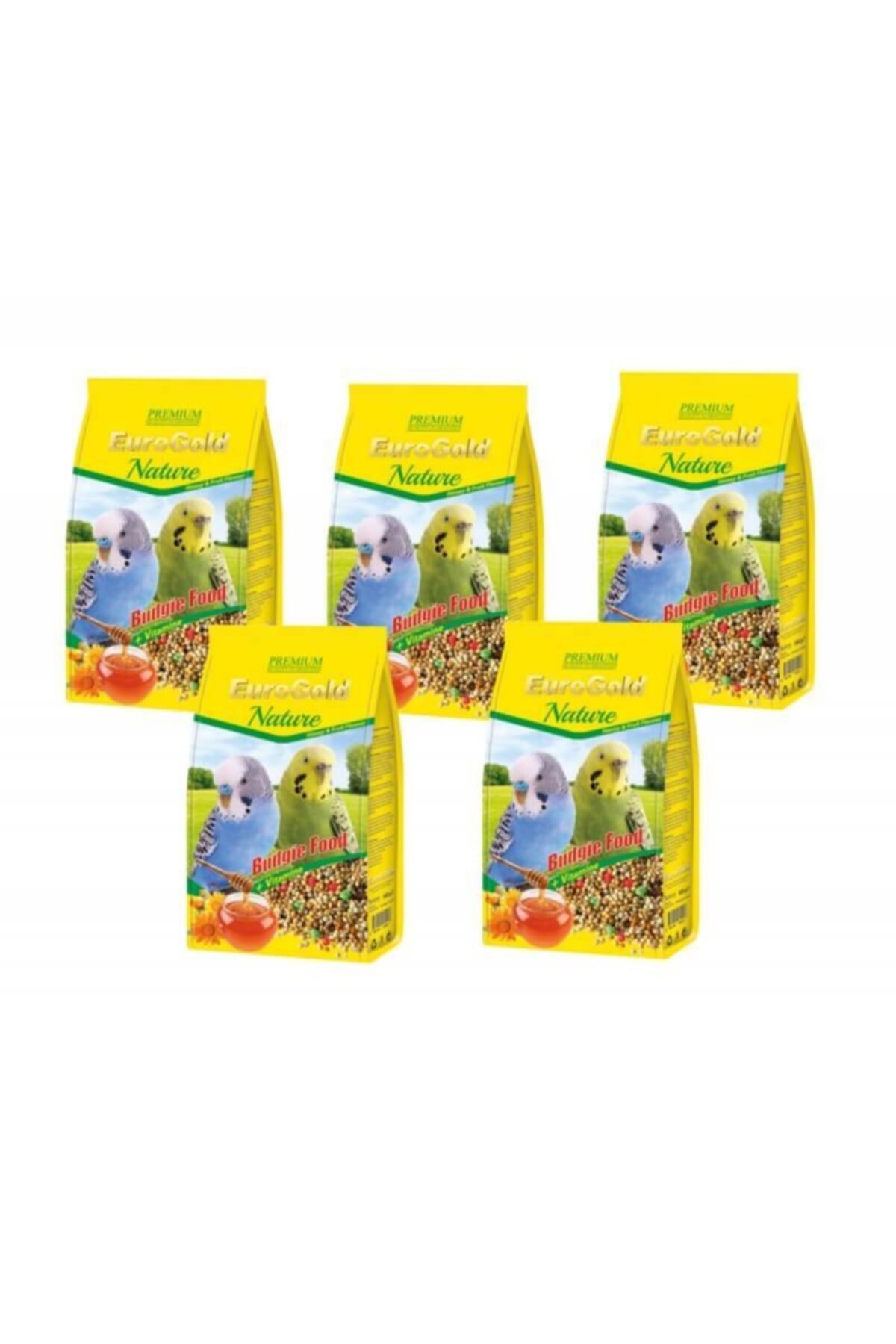 EuroGold Nature Ballı Muhabbet Kuşu Yemi 500gr X 5 Adet