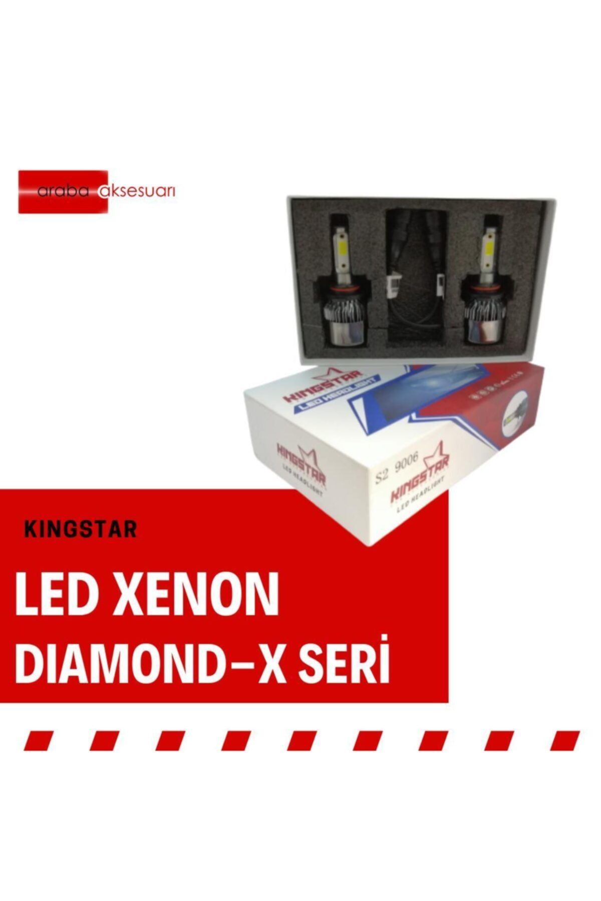 King Star Kıngstar Dıamond-x Serisi Zenon, 9006 Led Xenon Far, Garantili