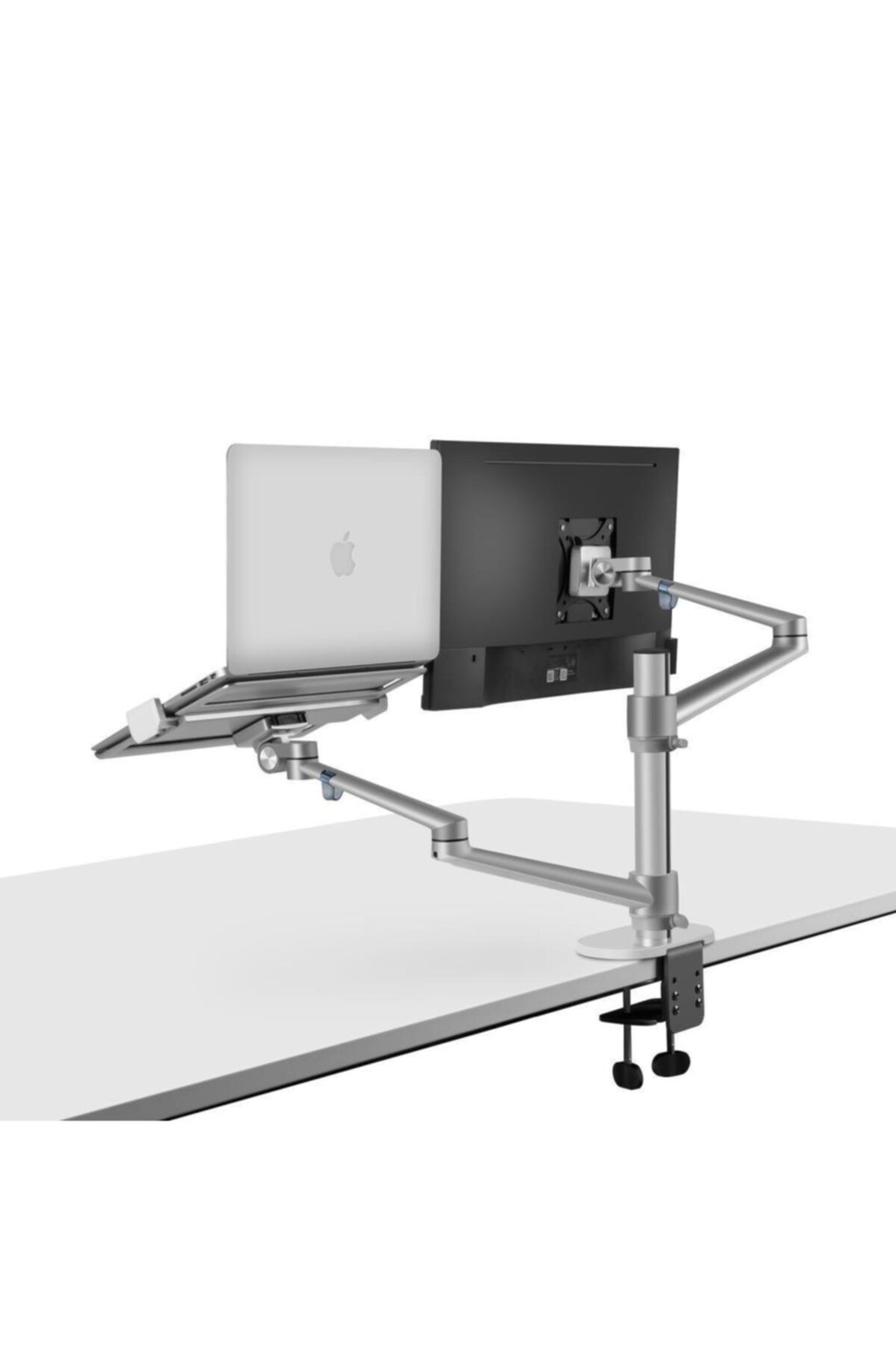 zenon 13 27 ergonomik notebook stand ve vesa monitor tutucu kol gumus fiyati yorumlari trendyol