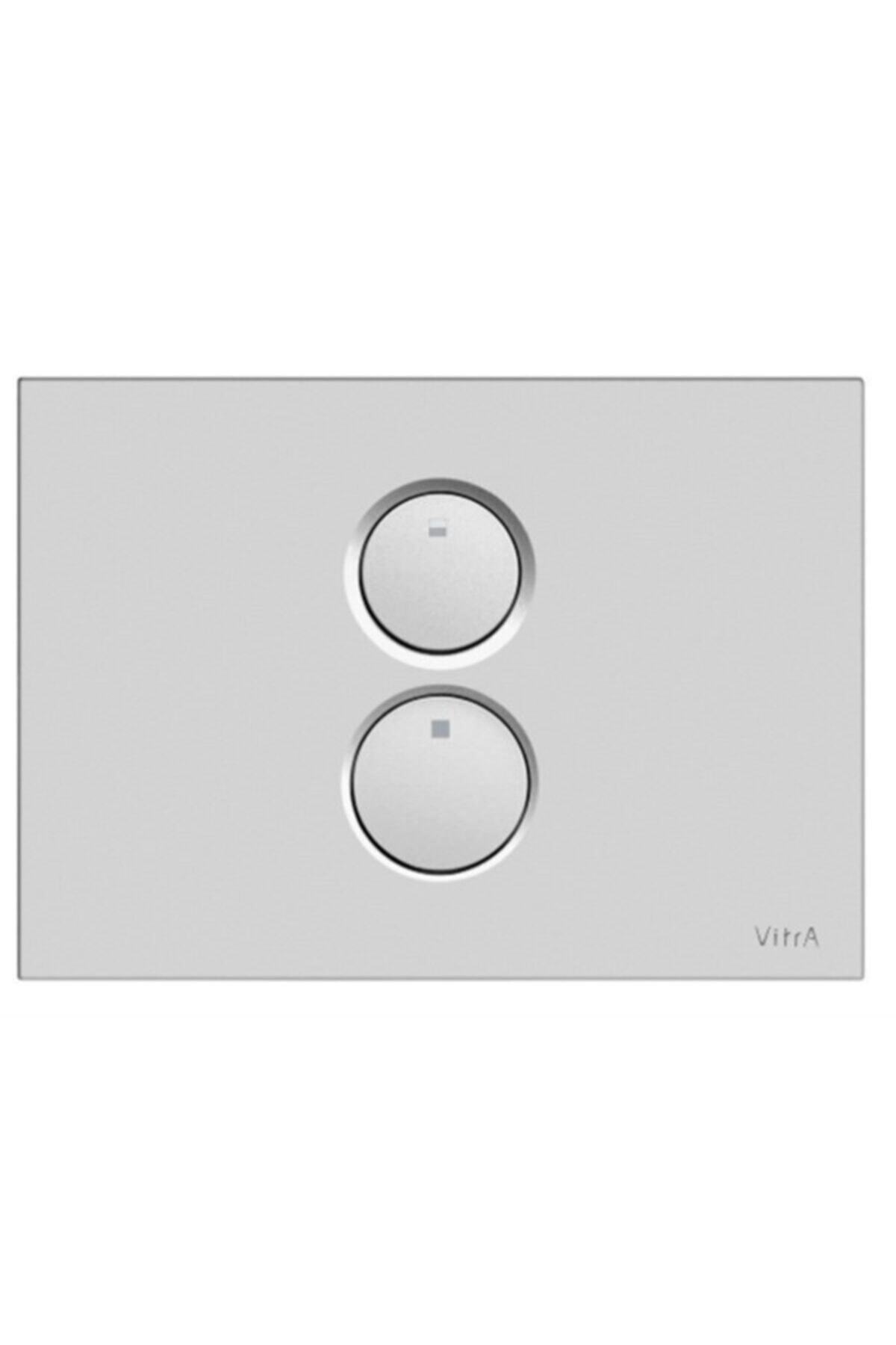 VitrA Twin O Kumanda Paneli, Mat Krom