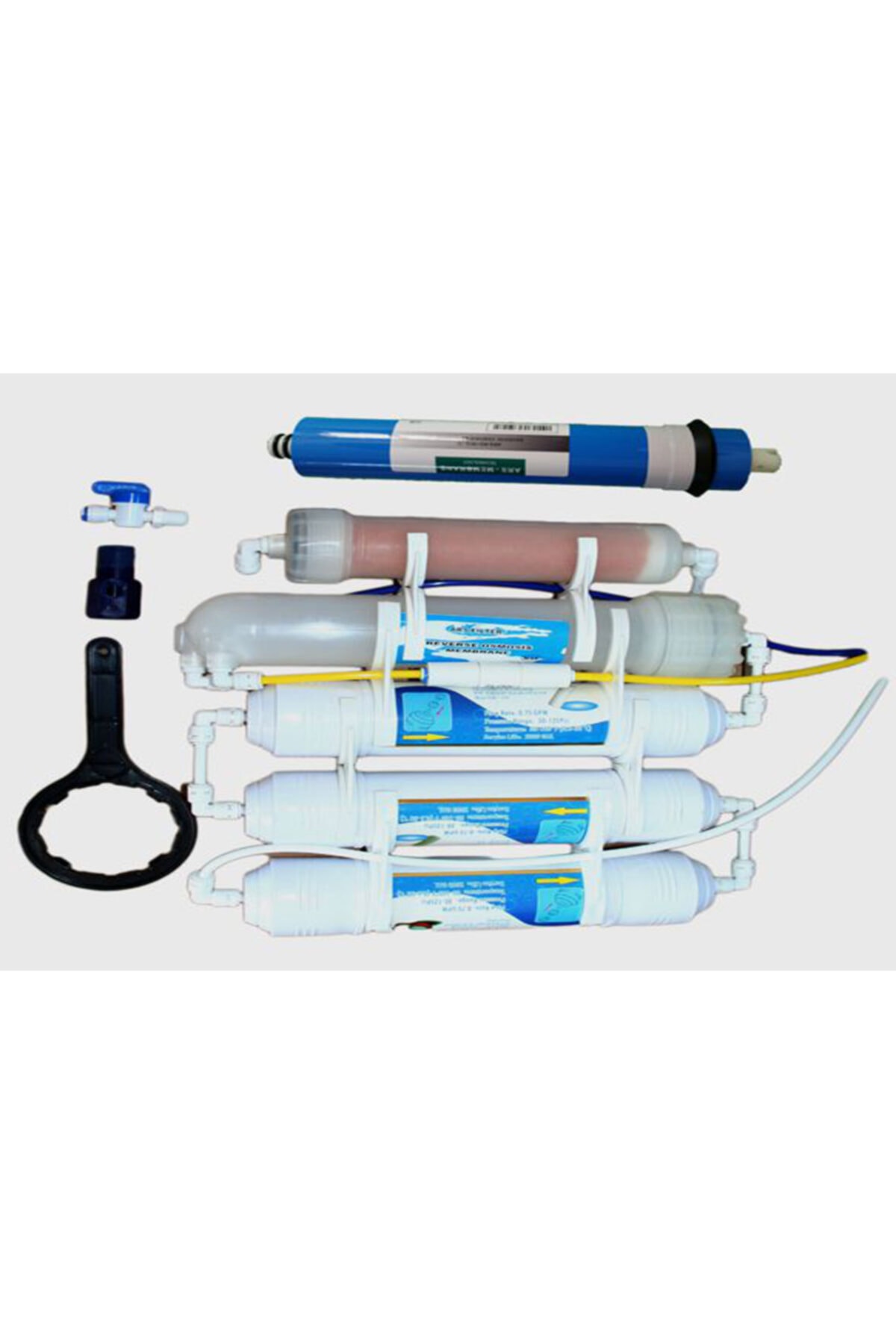 ARSPUREFİLTER Deniz Akvaryumu Reverse Osmoz Su Üretme Kiti Mixbed Reçineli