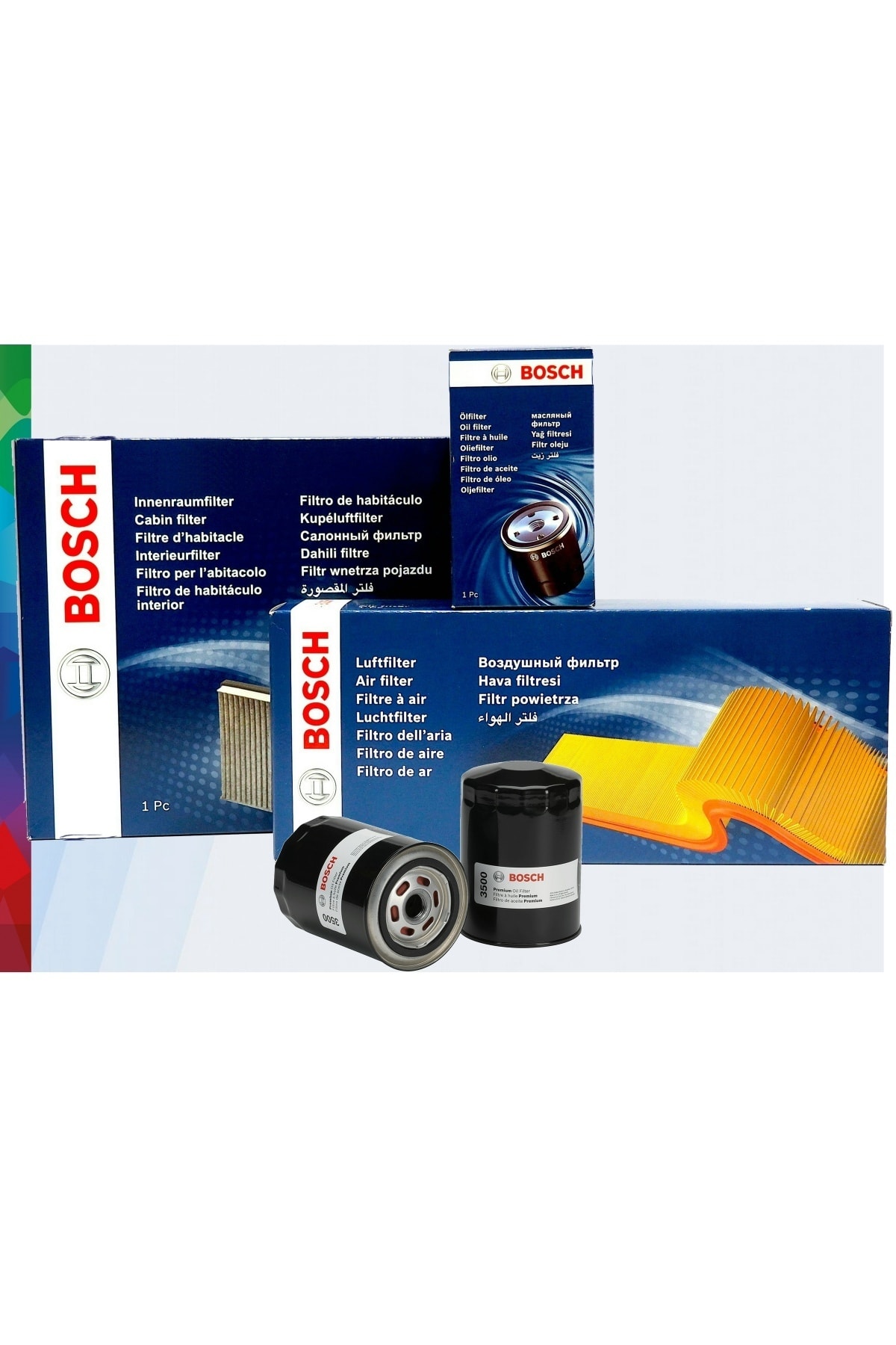 Bosch Peugeot Partner 1.6 Hdi Euro 5 2011 Üzeri Filtre Bakım Seti