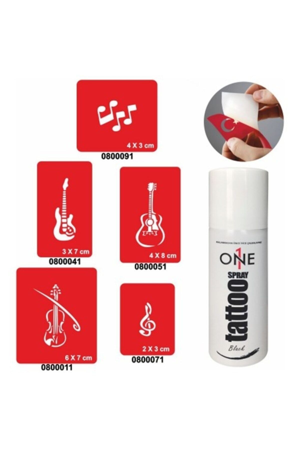 alsepeteavm Doğal Müzik Desenleri Ve Siyah Sprey