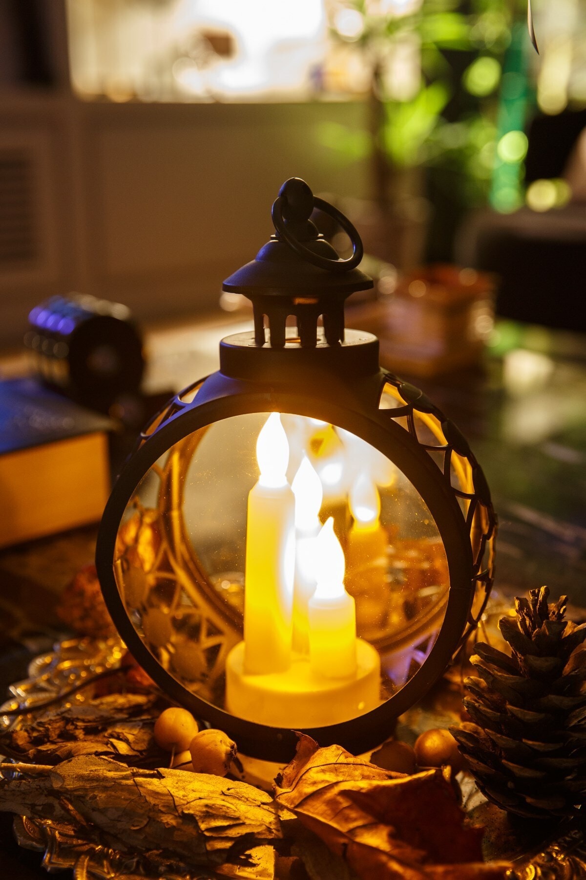 Arma House Country Tarzı Milano Pilli Ve Usb'li Led Fener