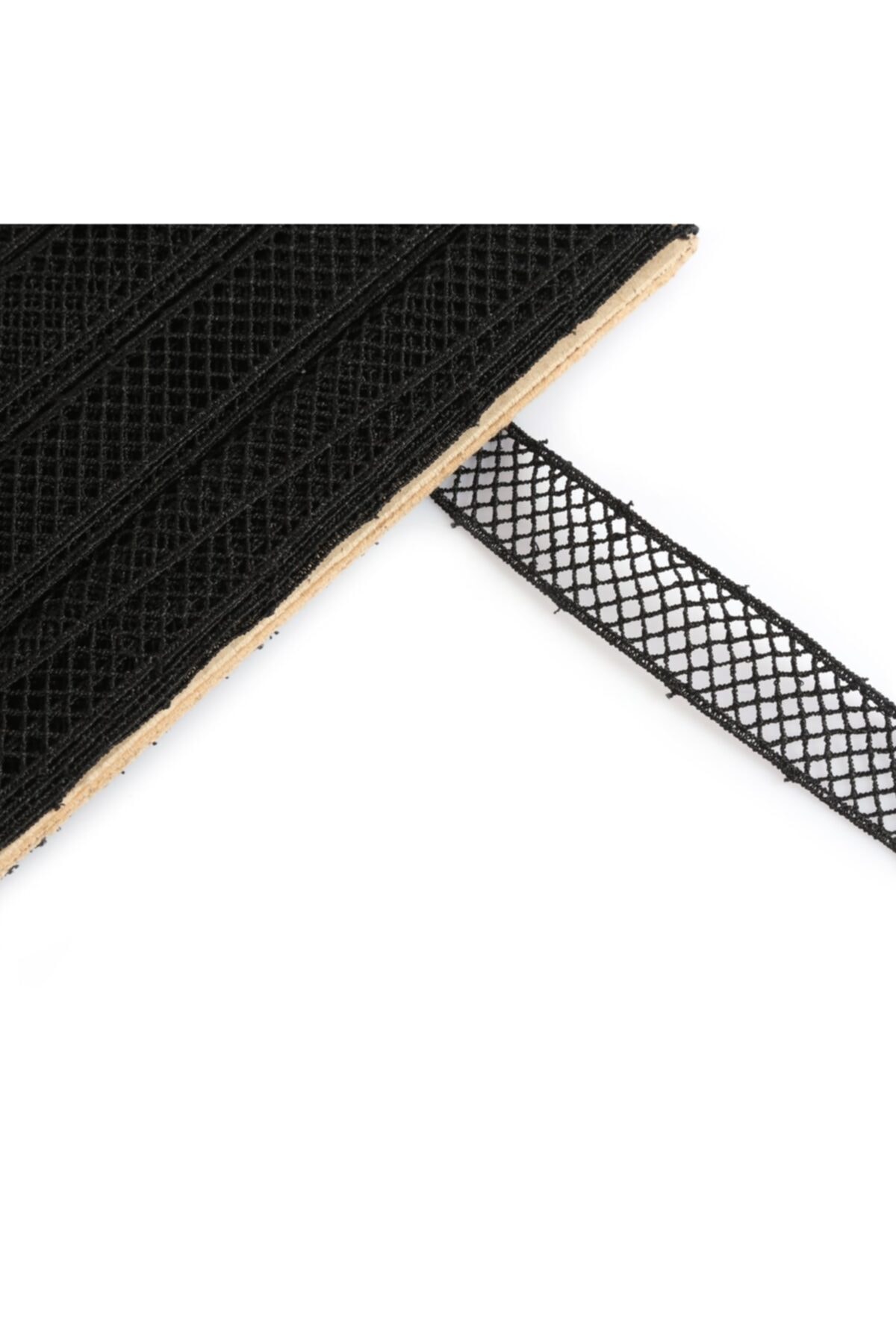 Koza Fermuar 5m Siyah File Güpür Dantel Dar 1652