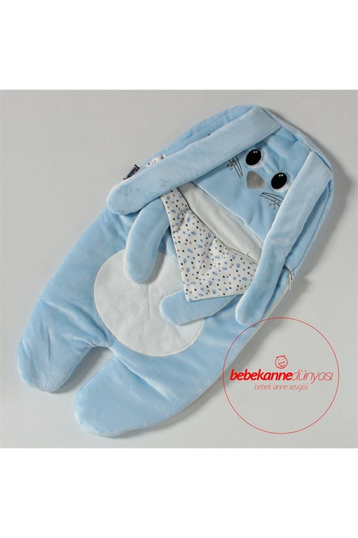 Bebecix Baby Tavşan Işlemeli Kundak Battaniye B630