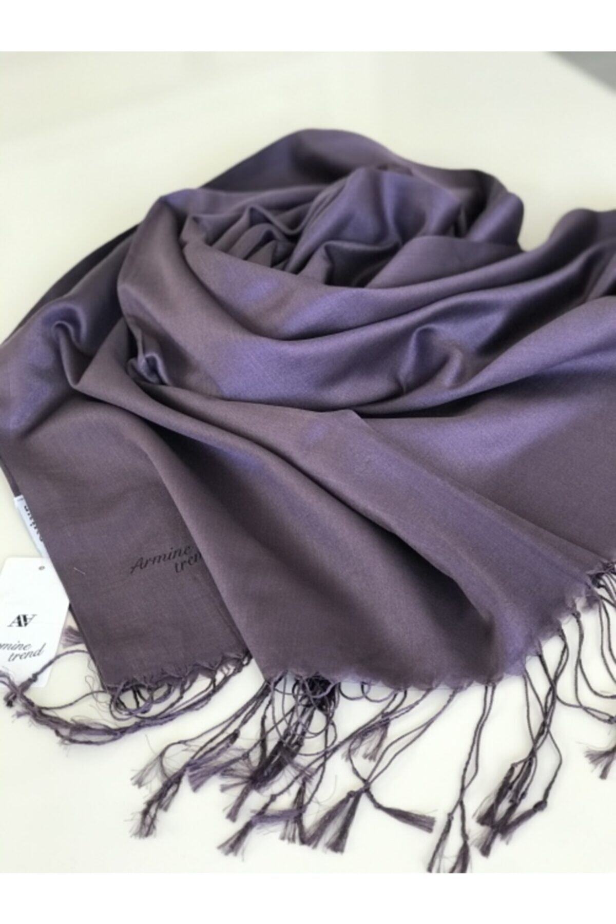 Armine Kadın Mor Trend Silk Touch Şal 08