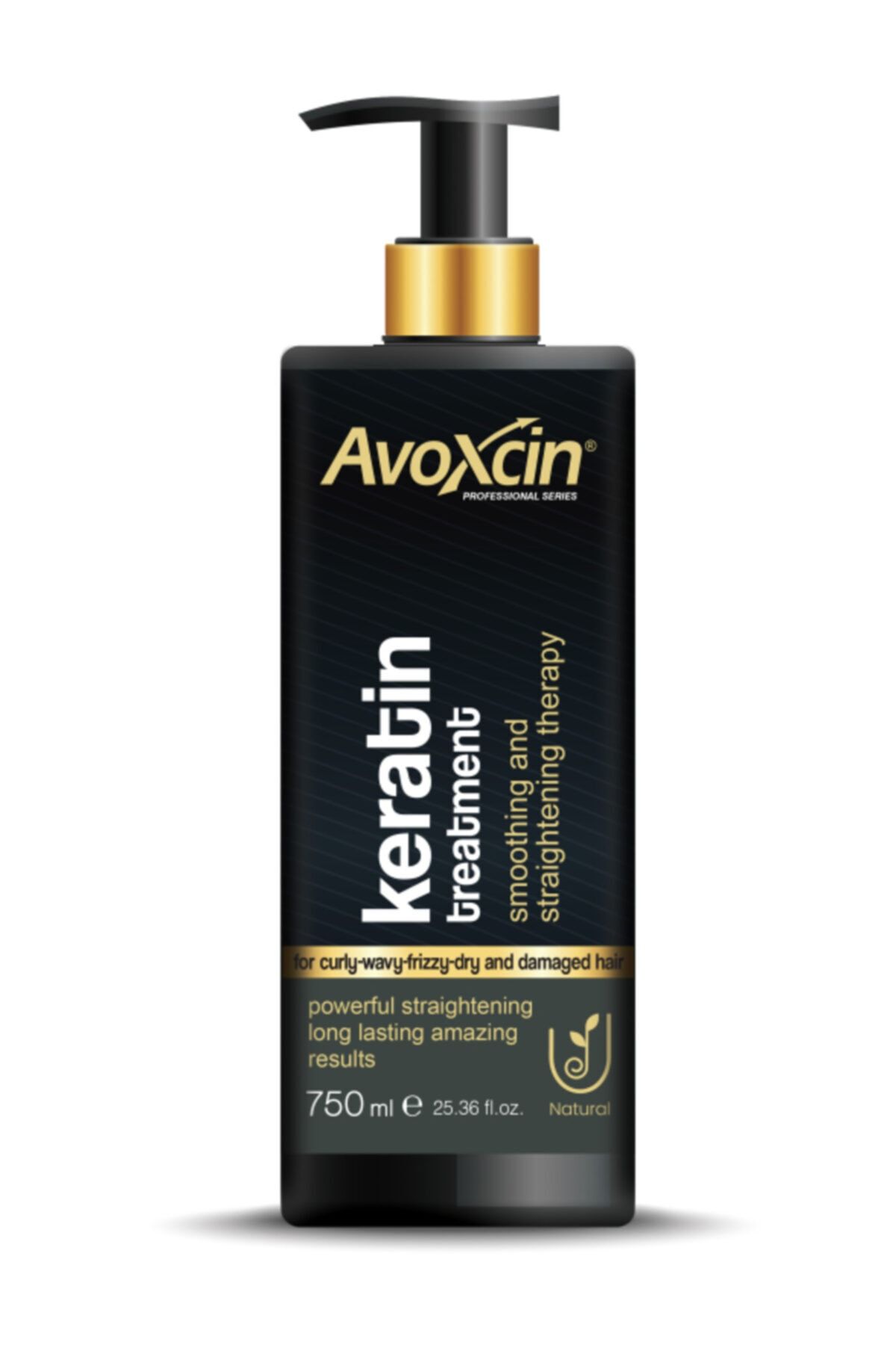 AVOXCIN Straightening Keratin Treatment - Saç Düzleştirici Brezilya Keratini Fönü 750 Ml