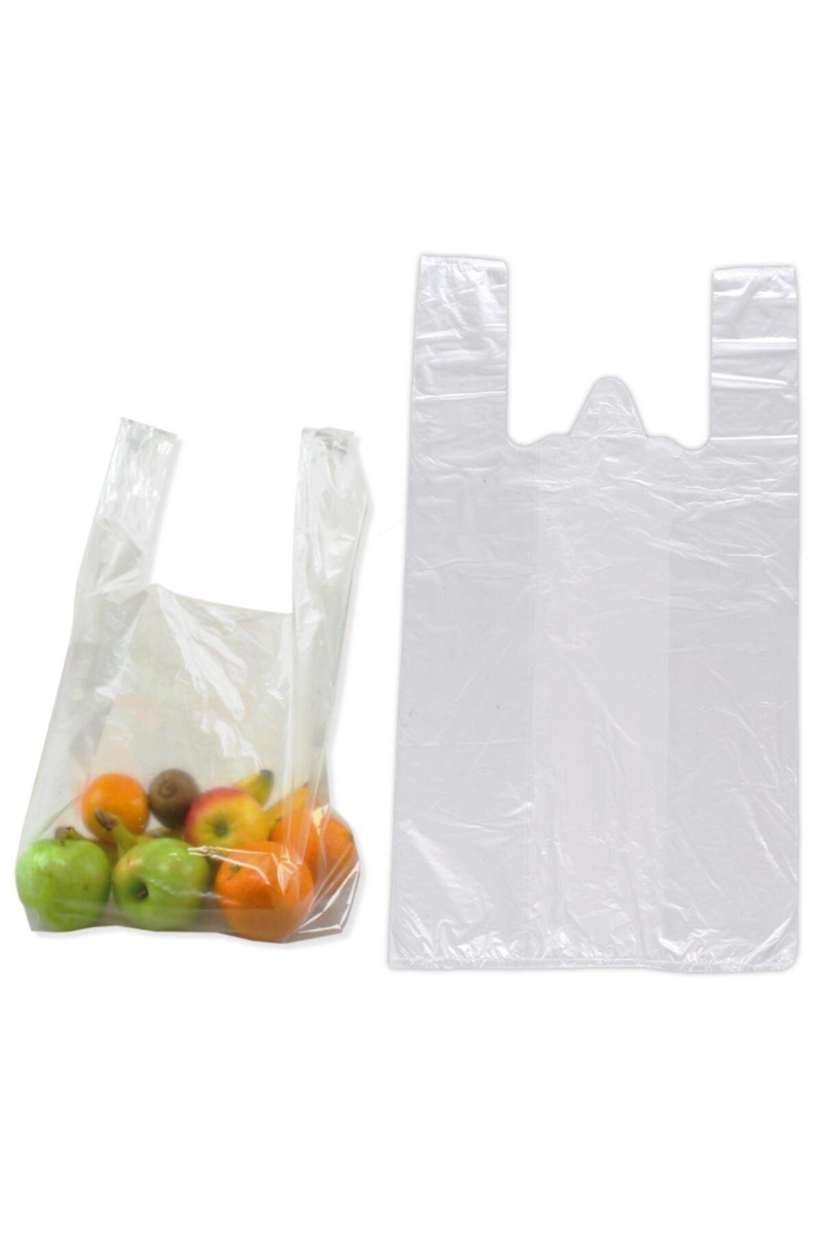 HOŞGÖR PLASTİK Hışır Atlet Poşet Market Manav Kiloluk Mini Boy (koli:20 Paket:20 Kg)