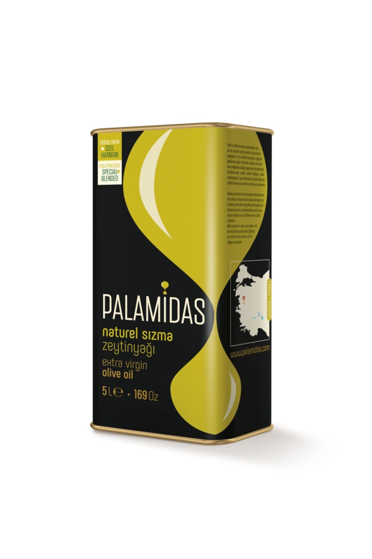Palamidas Soğuk Sıkım Özel Harman Zeytinyağı 2020/21 Yeni Hasat