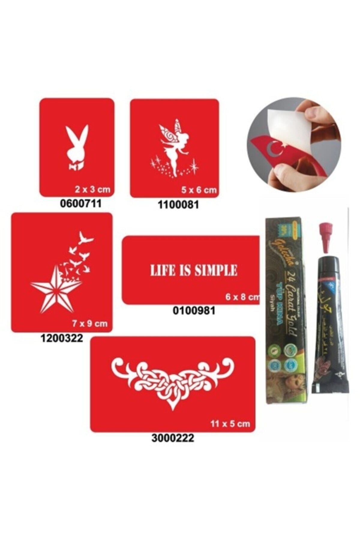 alsepeteavm Doğal Çiçek Dalları Desenleri Hint Kınası Ile Geçici Dövme