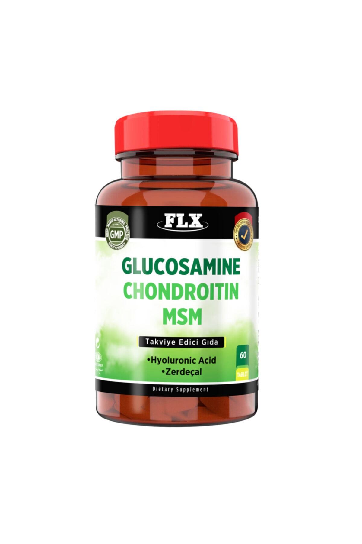FLX Glucosamine Chondroitin Msm Hyoluronic Asit Zerdeçal 60 Tablet