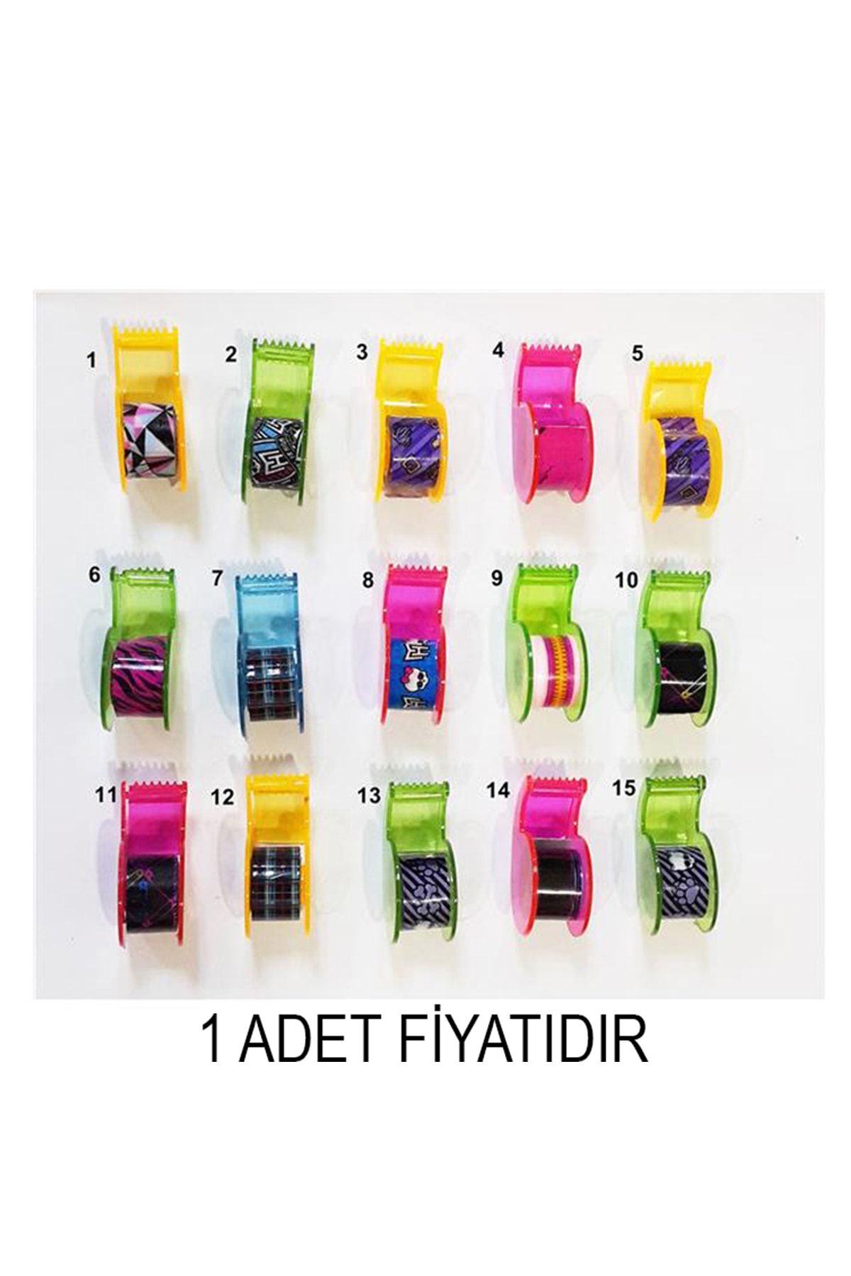 Ticon 12mmx3m Desenli Bant (bant Kesicili)