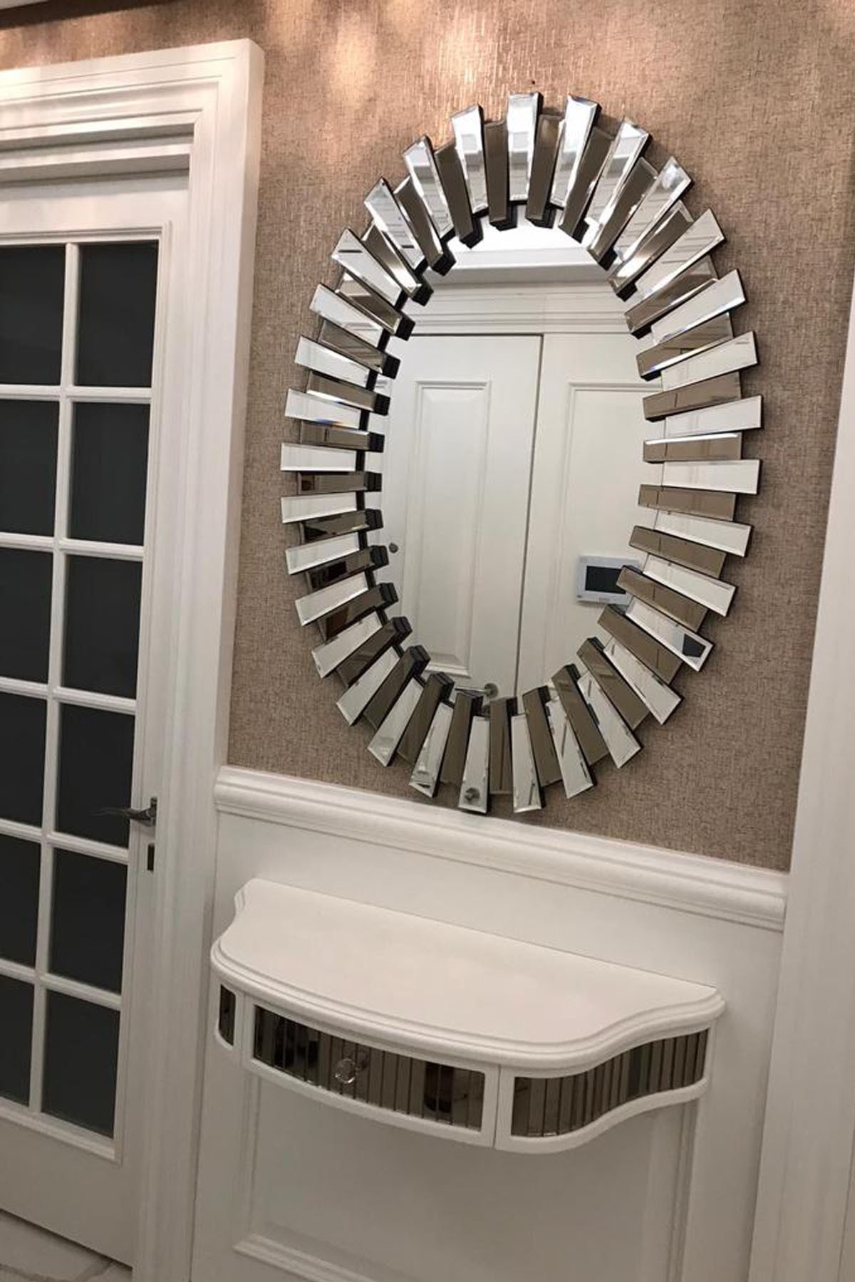 AYNA MERKEZİ Cn35 Dekoratif Elips Duvar Aynası