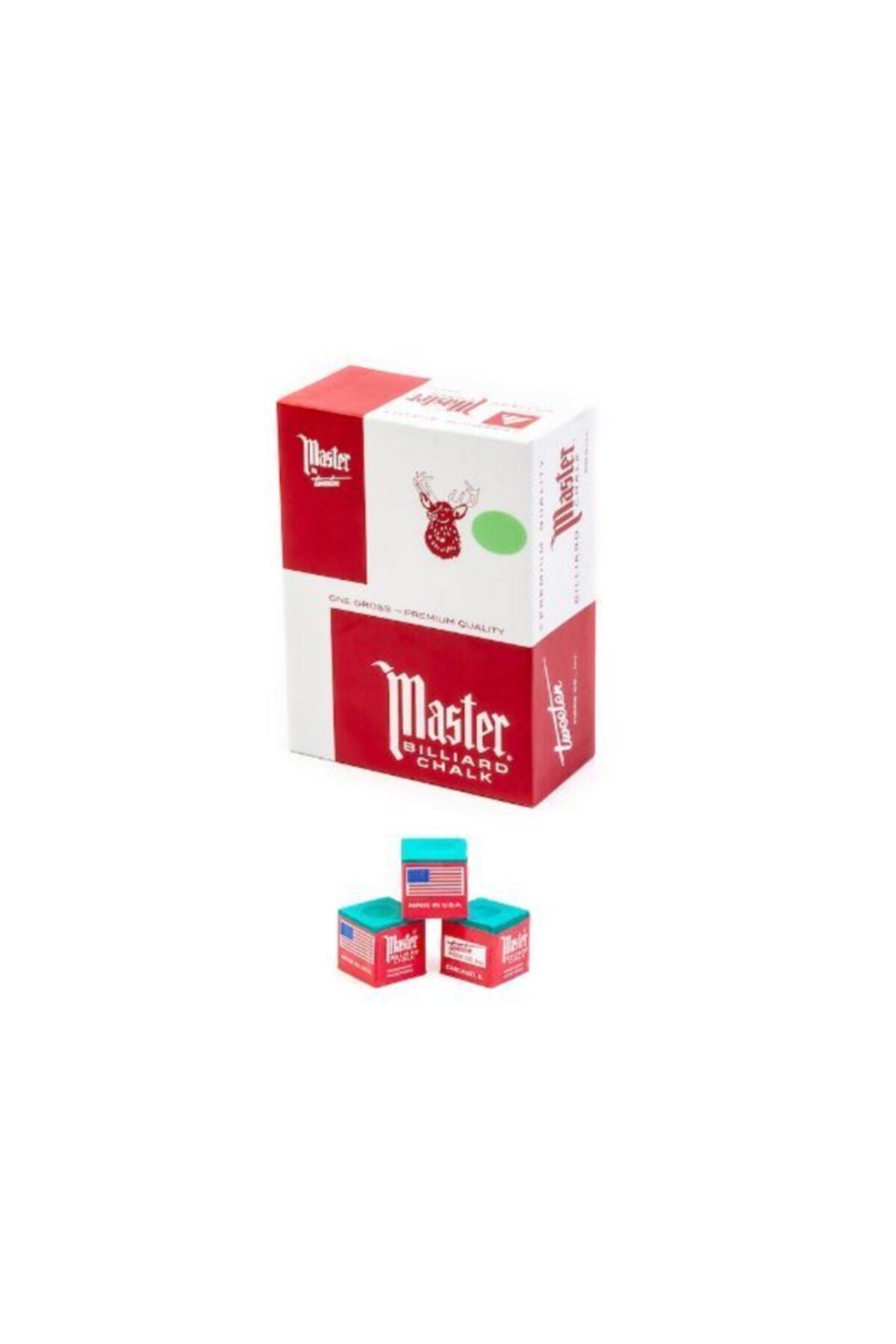 Bufalo Master 144 Lü Yeşil Bilardo Tebeşiri