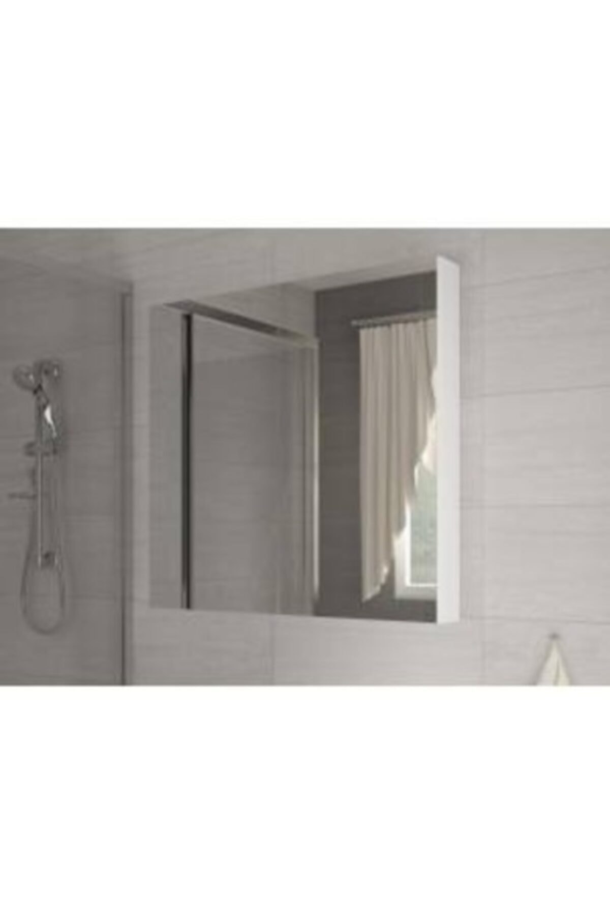 ARS GRUP MOBİLYA Ars Grup Lavabo Üstü Dolap Banyo Dolabı Raflı Kapaklı Dolap Aynalı Dolap