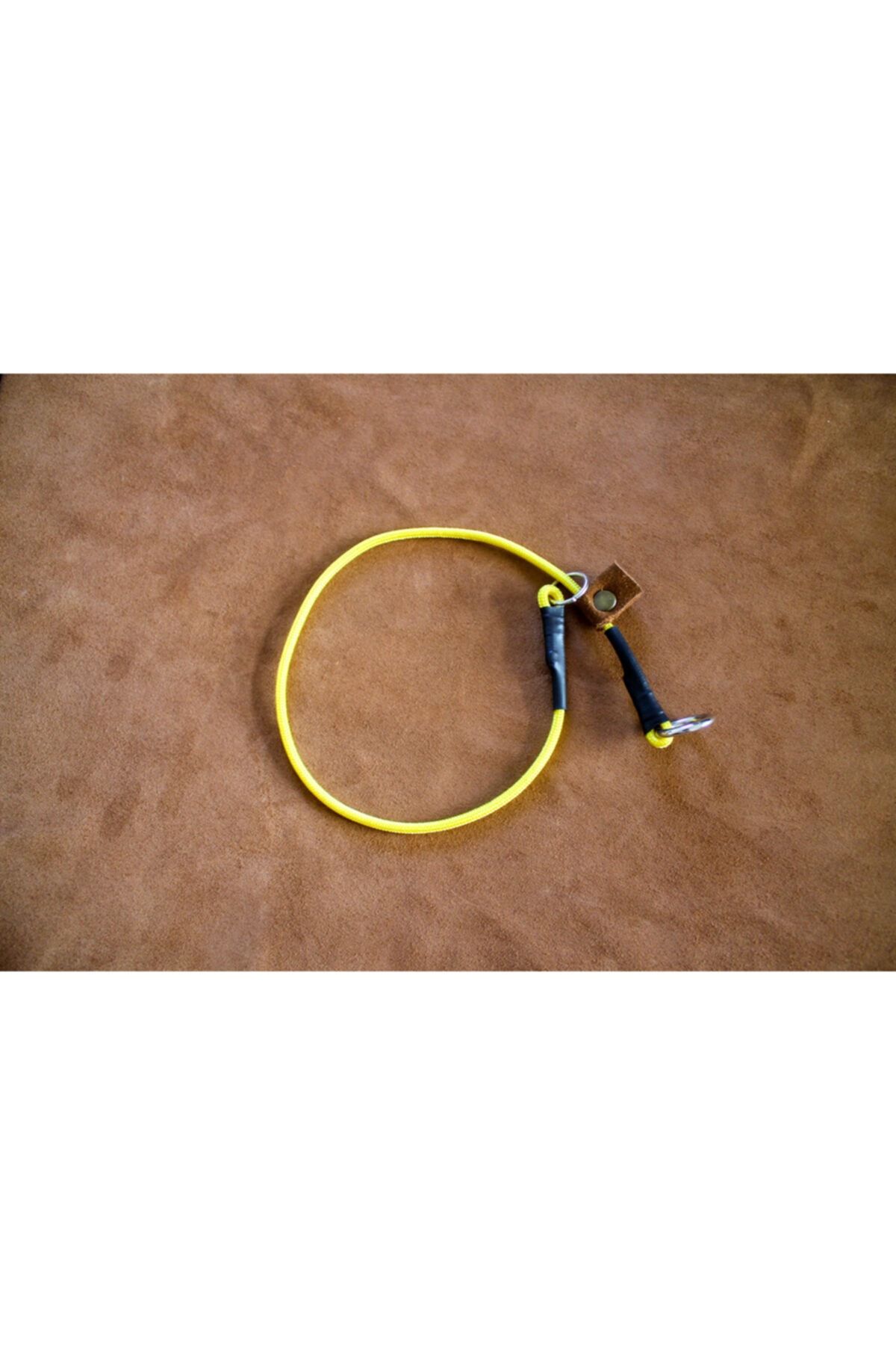 Pakuna Köpek Tasması, Ayarlanabilir Boğma Tasma, Renkli Köpek Tasması Sarı 55 Cm