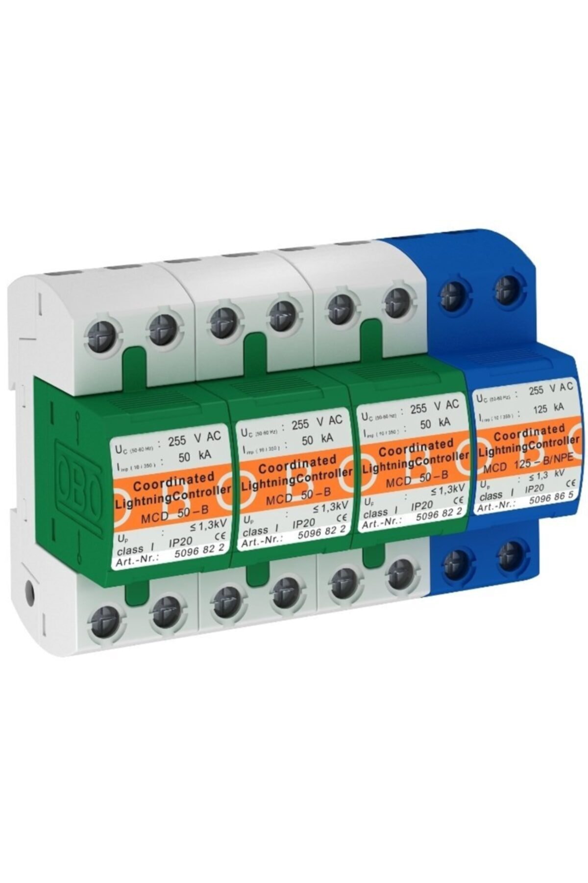 OBO BETTERMAN Tip 1 Parafudr Seti Tt Ve Tns Mcd 50-b 3+1 (255) 5096879