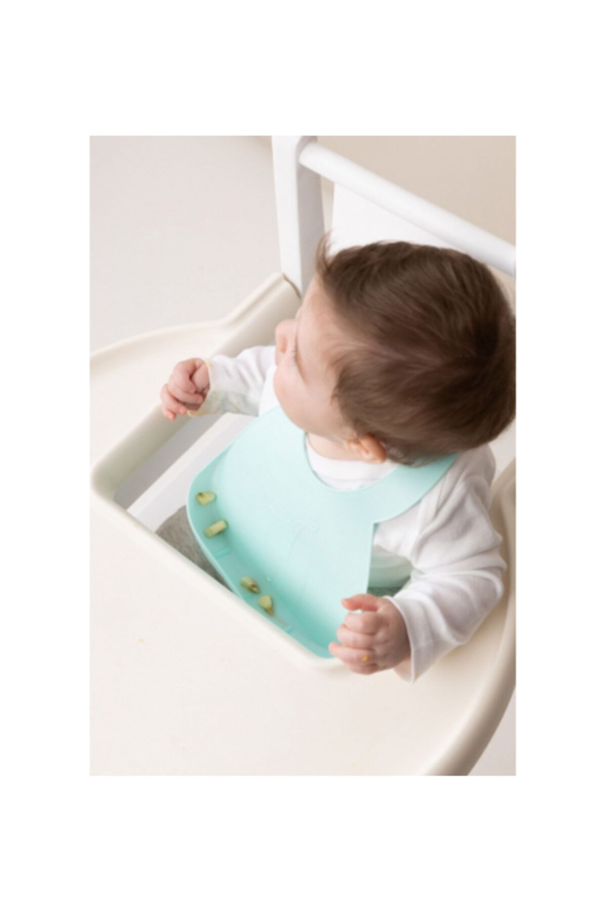 Wee Baby Prime Silikon Mama Önlüğü - Mavi