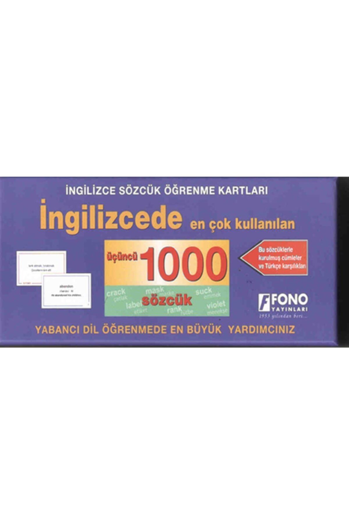 Fono Yayınları Kıda K10 Ingilizcede En Çok Kullanılan Üçüncü 1000 Sözcük