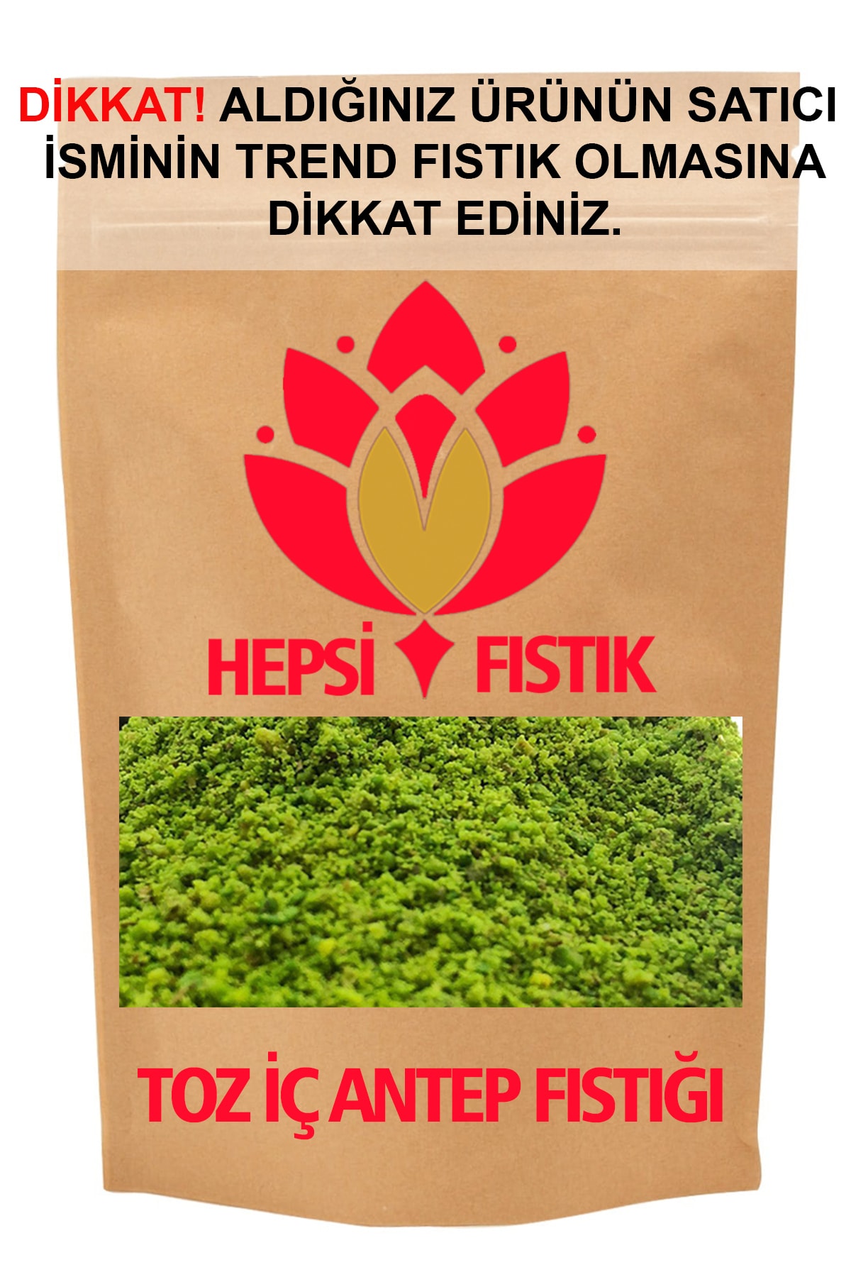 Hepsi Fıstık Toz Iç (boz Içten Çekilmiş) Antep Fıstığı 150 Gr