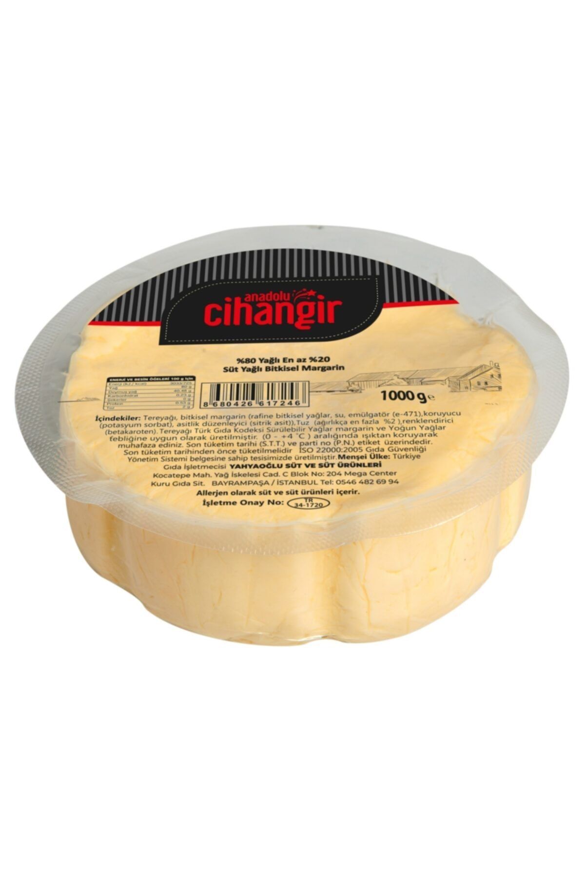 Cihangir Tereyağı 1000gr