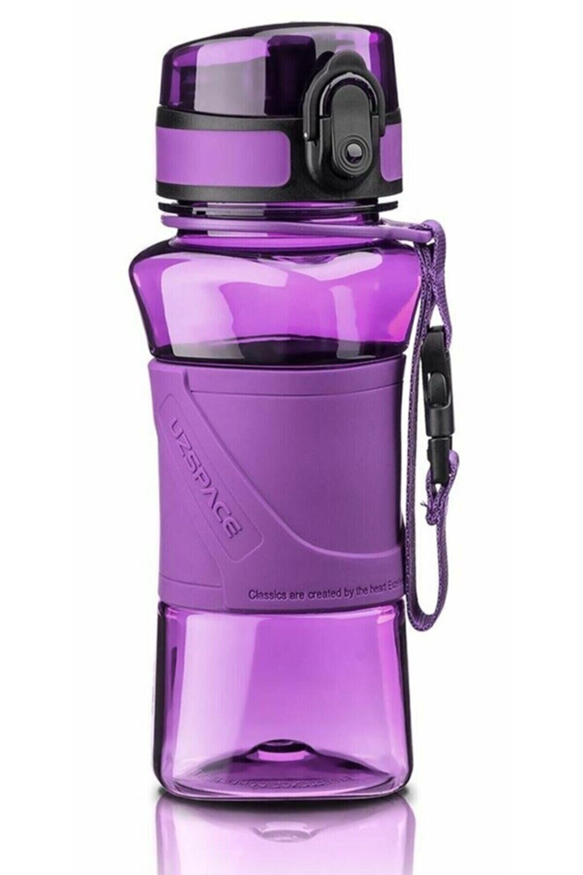 Uzspace 350ml Silikon Gövde Sheaker Kokteyl Karıştırıcılı Su Matarası