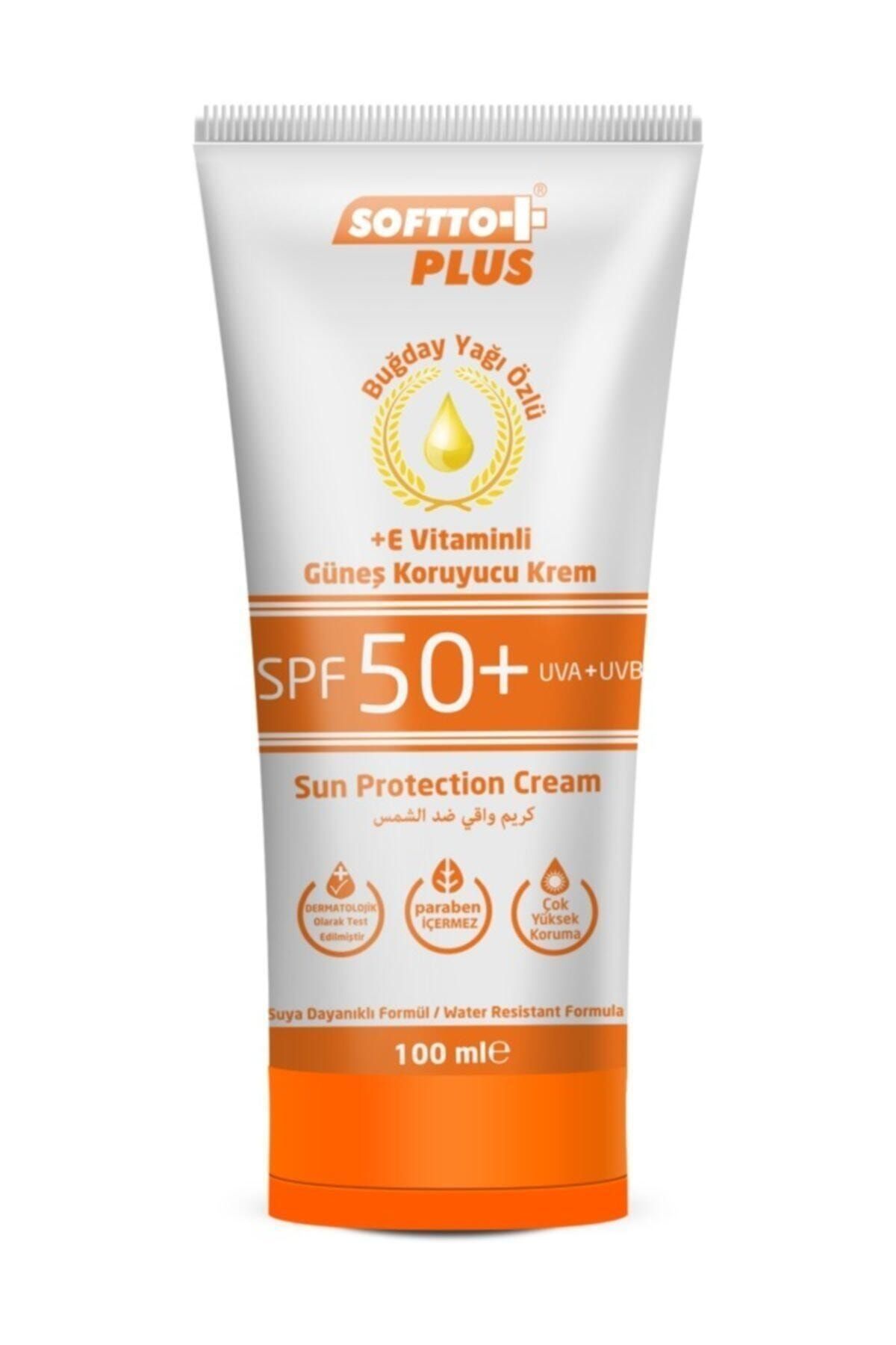 Softto Plus Spf 50+ Güneş Koruyucu E Vitaminli Uva+uvb Krem 100 Ml