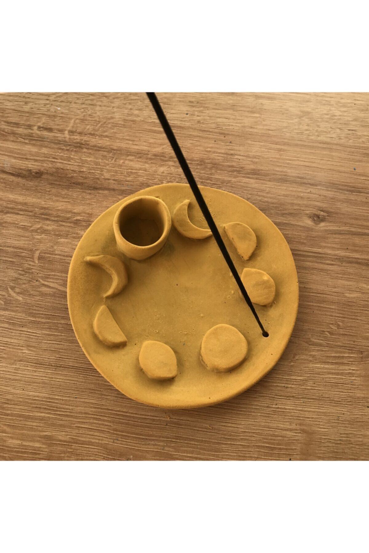 lovein crafts Tütsülük Ay Döngüsü Palo Santo Tasarım Mustard