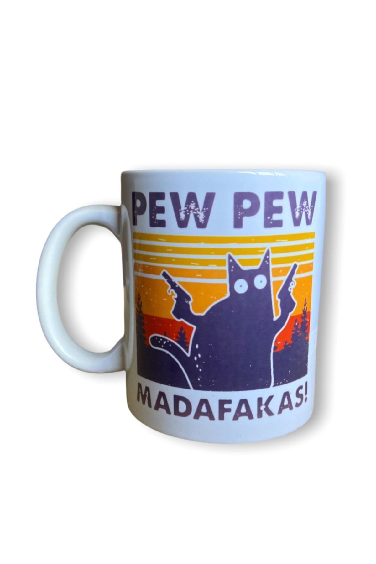 IDEA TASARIM Pew Pew Madafakas Desenli Kupa