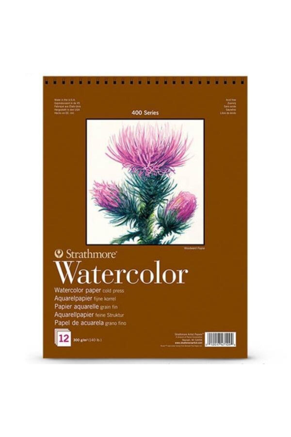 Strathmore 400 Seri Sulu Boya Defteri 300 Gr 27,9x38,1 Cm 12 Yaprak