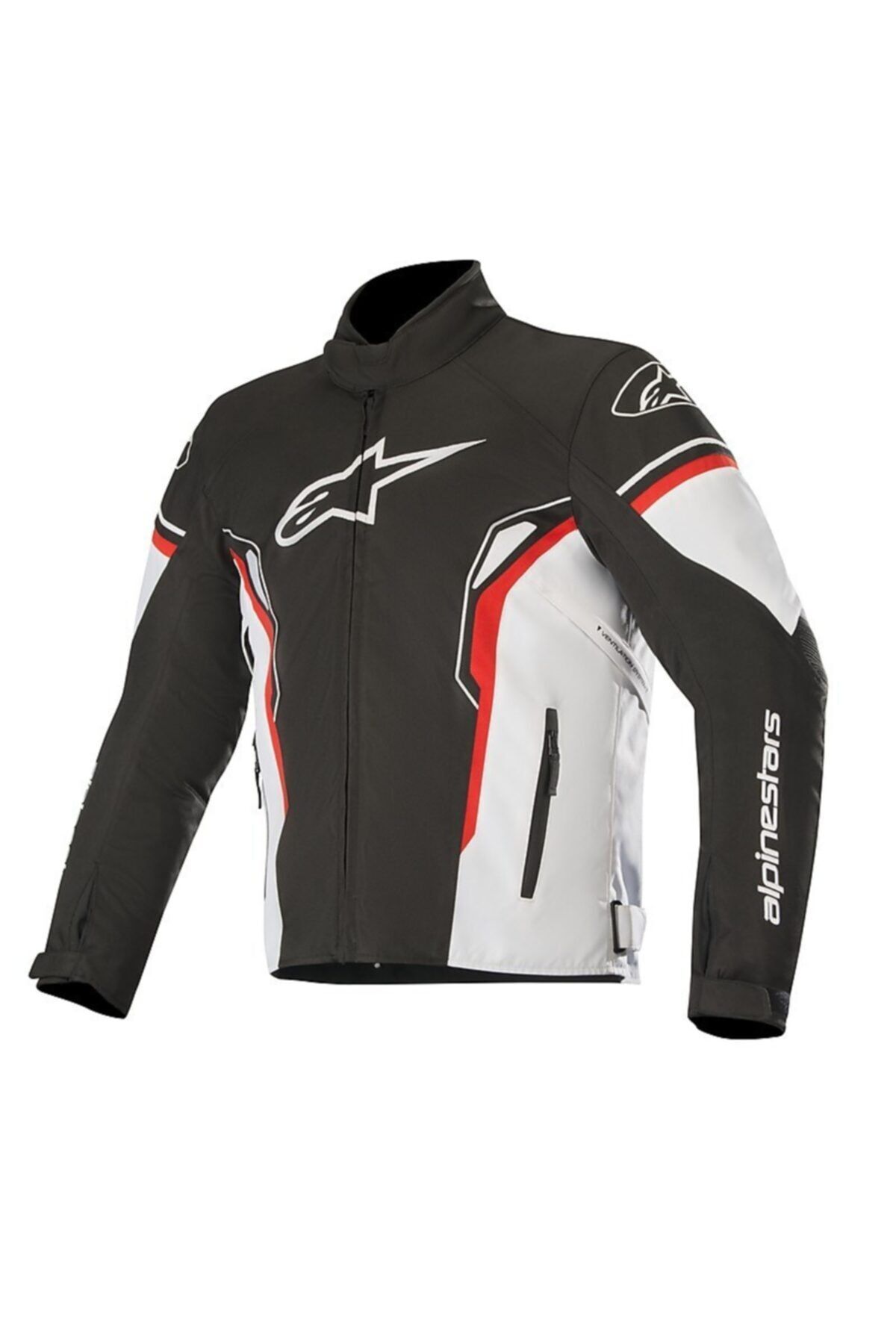 Alpinestars T-sp-1 Waterproof Jacket Motosiklet Montu Siyah/beyaz/kırmızı